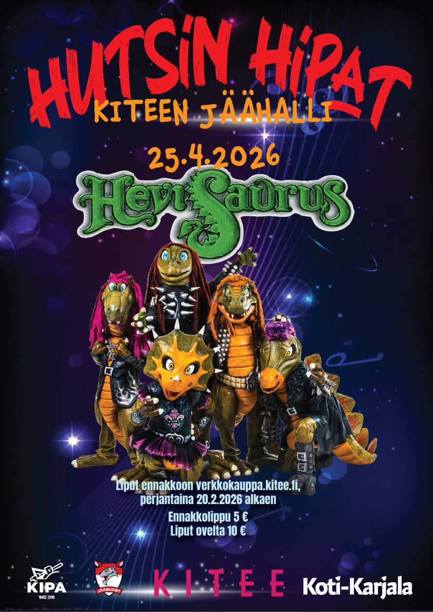 Hutsin hipat la 25.4.2026 Kiteen jäähallissa
