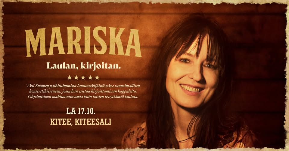 Mariska - Laulan, kirjoitan.